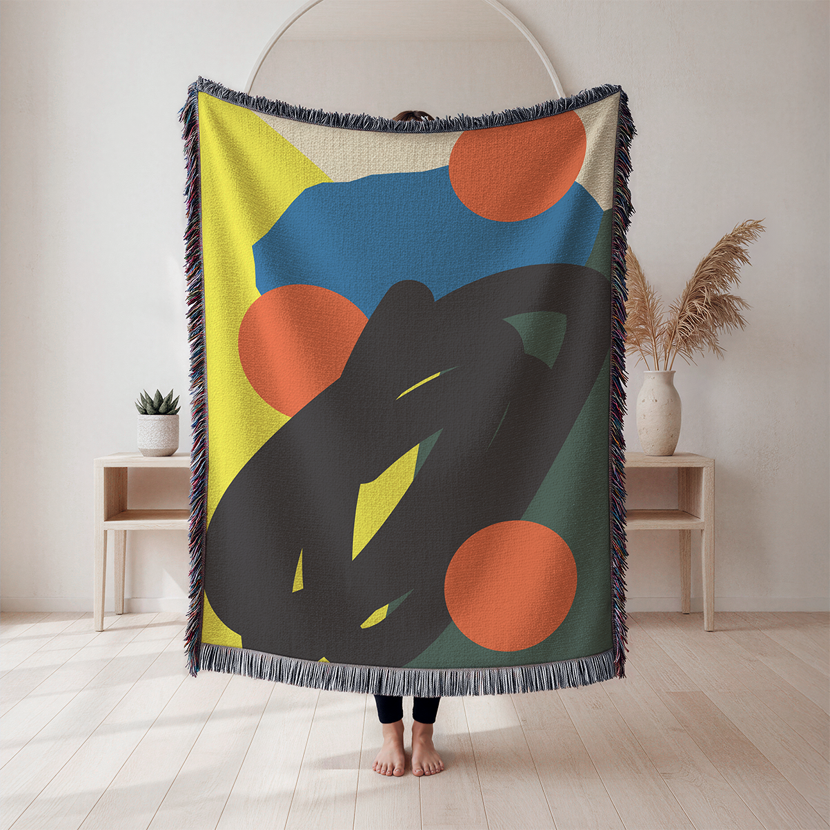 Fruit Salad Woven Blanket